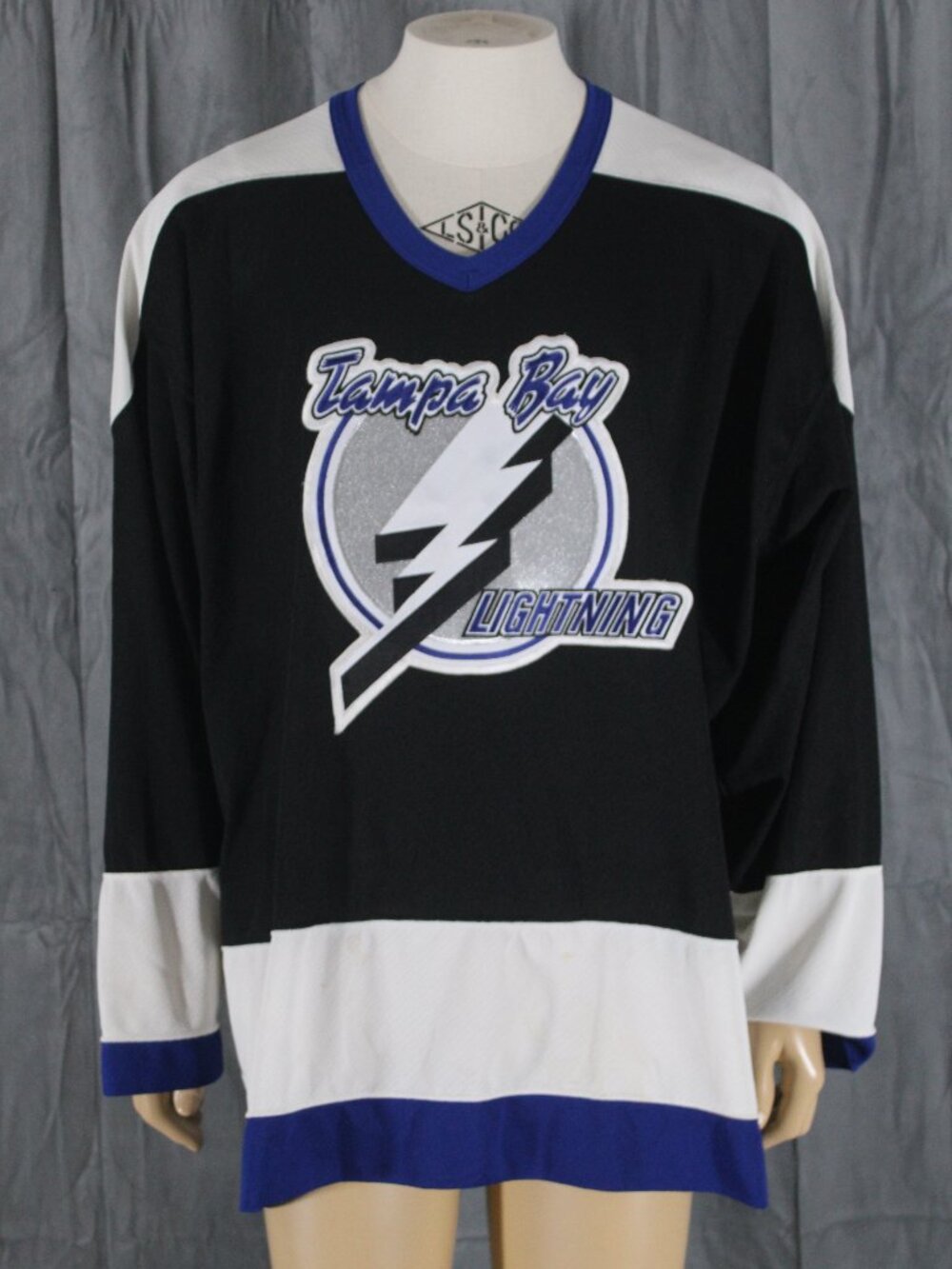 Tampa Bay Lightning Jersey (VTG) - Original Away Jersey by CCM - Men's 2XL